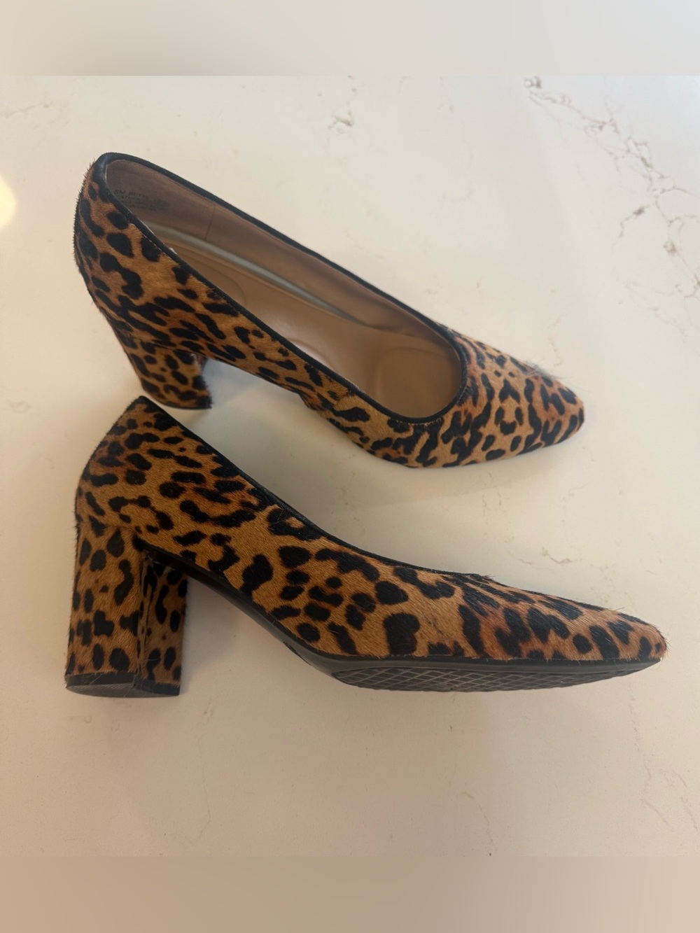 Aerosoles Leopard Print “Bette” Heeled Pumps, Size 8